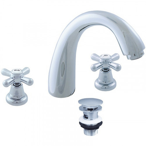 Смеситель для раковины Rav Slezak Morava retro MK133.5 Хром латунь