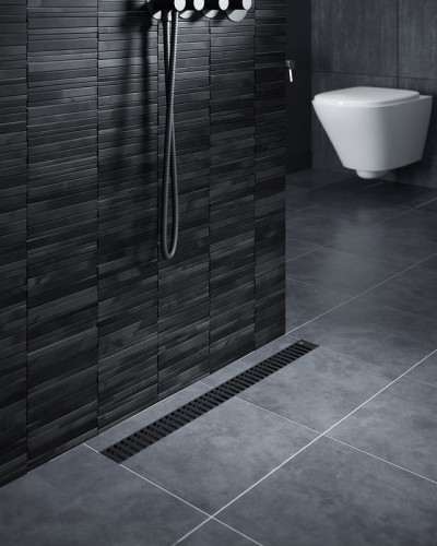 Душевой лоток Timo Drain System 70 DS230107/03 с Черной матовой решеткой