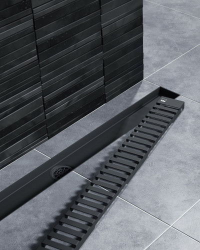 Душевой лоток Timo Drain System 70 DS230107/03 с Черной матовой решеткой