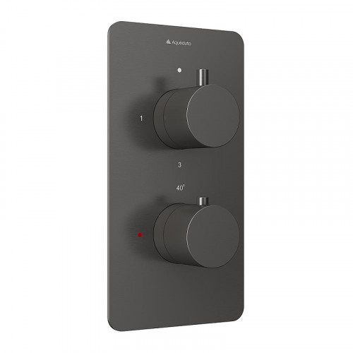 Смеситель для душа Aqueduto ACENO ACE0345 c термостатом цвет Оружейная сталь