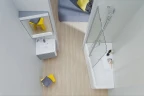 Зеркало Ravak 10° 65 L X000001078 угловое Темный орех стекло