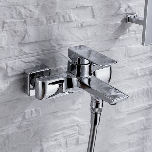 Смеситель для ванны Allen Brau Infinity 5.21006-00 Хром латунь на стену