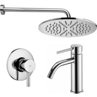 Комплект смесителей Paffoni Light KITLIG011CR071 Хром латунь