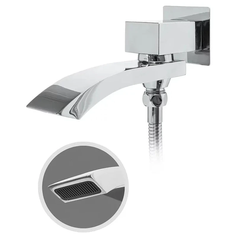 Душевая система Hansberge Cubito H6077C с термостатом цвет Хром