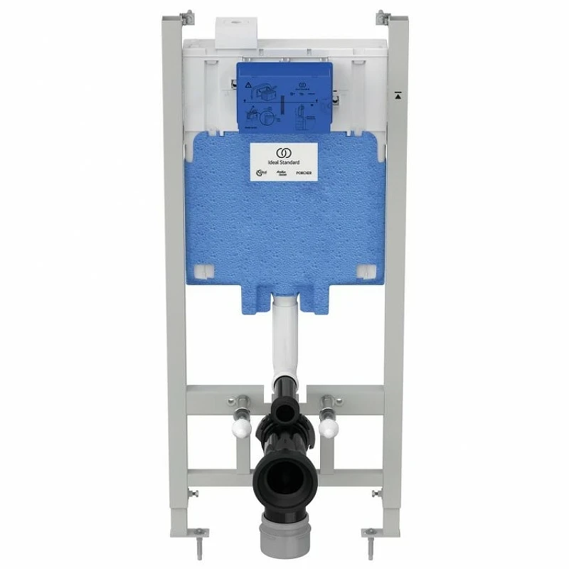 Инсталляция Ideal Standard Prosys Eco Frame 2 R046367 для унитаза без клавиши смыва нержавеющая сталь