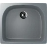 Кухонная мойка Ulgran Classic U-408-309 Темно-серая искусственный камень (литьевой мрамор) встраиваемый