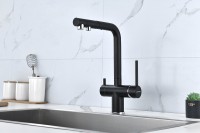Смеситель для кухни Paulmark Serpentine Se213222-401 Антрацит латунь