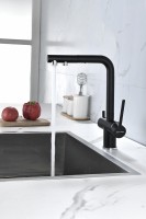 Смеситель для кухни Paulmark Serpentine Se213222-401 Антрацит латунь