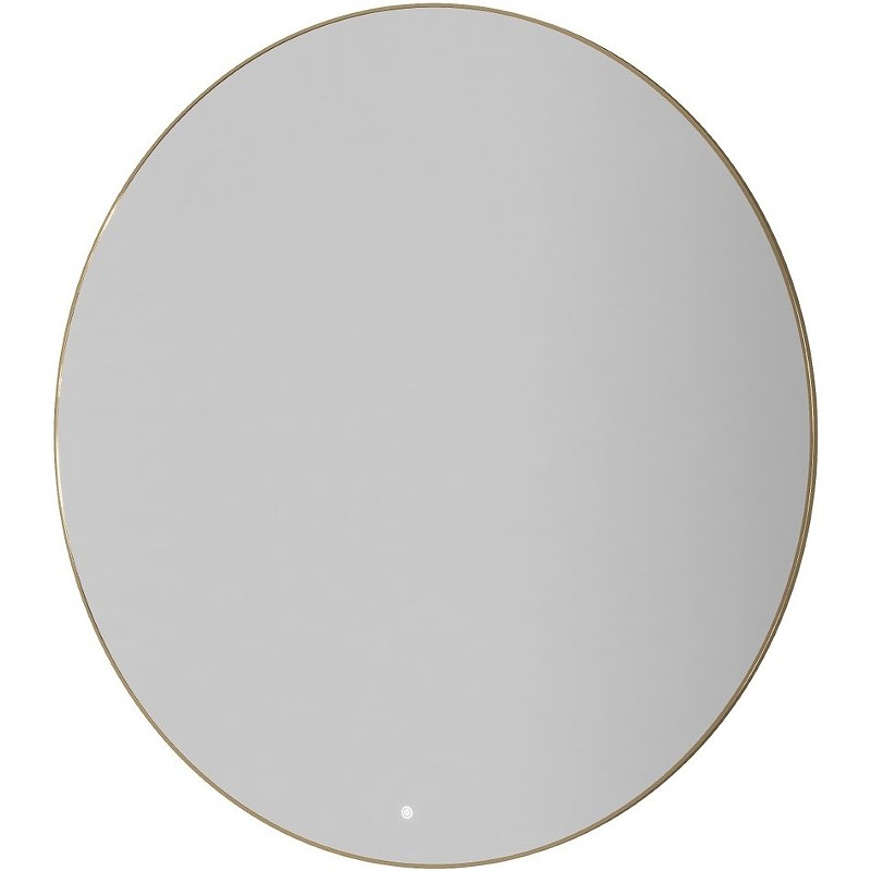 Зеркало Boheme Modern 120 545-120-G с подсветкой Золото с сенсорным выключателем и подогревом стекло