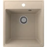 Кухонная мойка Ulgran Quartz Forte 460-03 Десерт искусственный камень (литьевой мрамор) встраиваемый