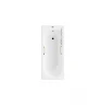 Чугунная ванна Vinsent Veron Soissons 170x70 VCN1707042H/VH0012GD цвет Белый с квадратными золотыми ручками