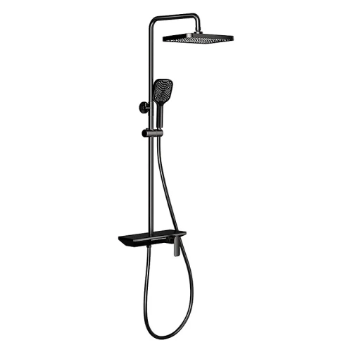 Душевая система Gappo G2496-16 цвет Черный матовый