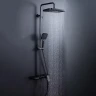 Душевая система Gappo G2496-16 цвет Черный матовый