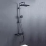 Душевая система Gappo G2496-16 цвет Черный матовый