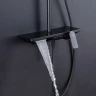 Душевая система Gappo G2496-16 цвет Черный матовый