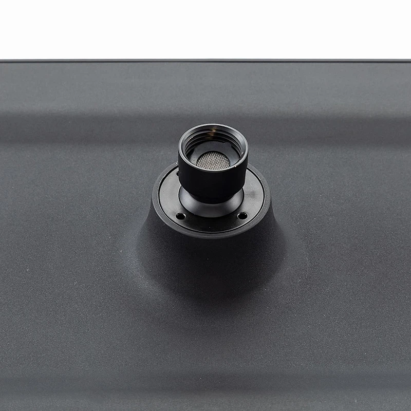 Душевая система Gappo G2496-16 цвет Черный матовый