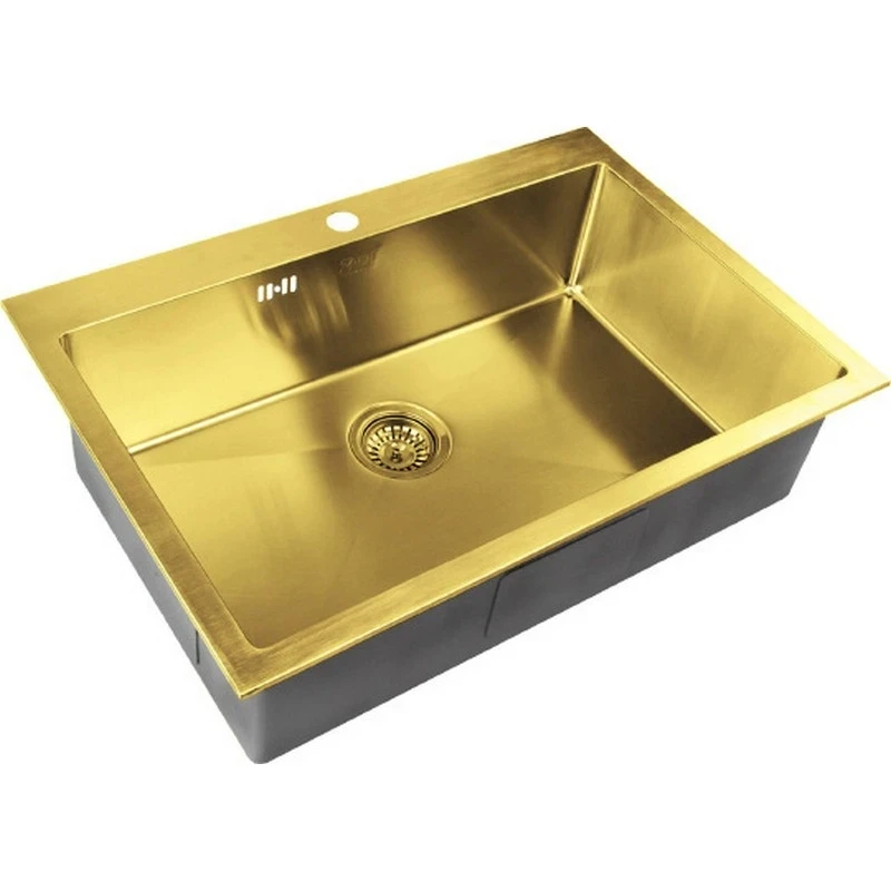 Кухонная мойка ZorG Bronze SZR-7551 BRONZE Бронза нержавеющая сталь встраиваемый