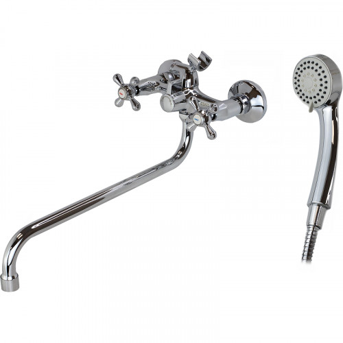 Смеситель для ванны ESKO Vienna VN 31-2 универсальный Хром латунь на стену