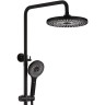 Душевая система Rose R11H R1136H Черная матовая