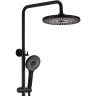 Душевая система Rose R11H R1136H Черная матовая
