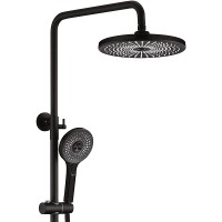 Душевая система Rose R11H R1136H Черная матовая