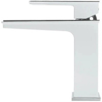 Смеситель для раковины Grocenberg GB2088WC Белый Хром