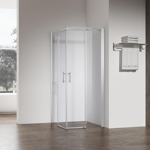 Душевой уголок Veconi Rovigo RV-50CH 90х90 RV50CH-9090-01-C8 профиль Хром стекло прозрачное