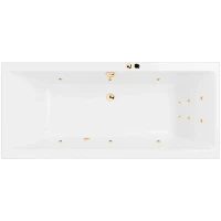 Акриловая ванна Excellent Pryzmat 160x75 WAEX.PRY16.LINE.GL с гидромассажем