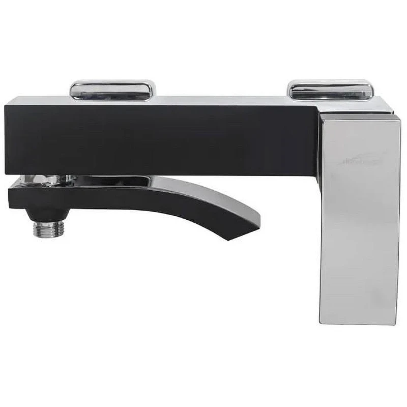 Комплект смесителей Hansberge Cubito H7077BC Черный матовый Хром