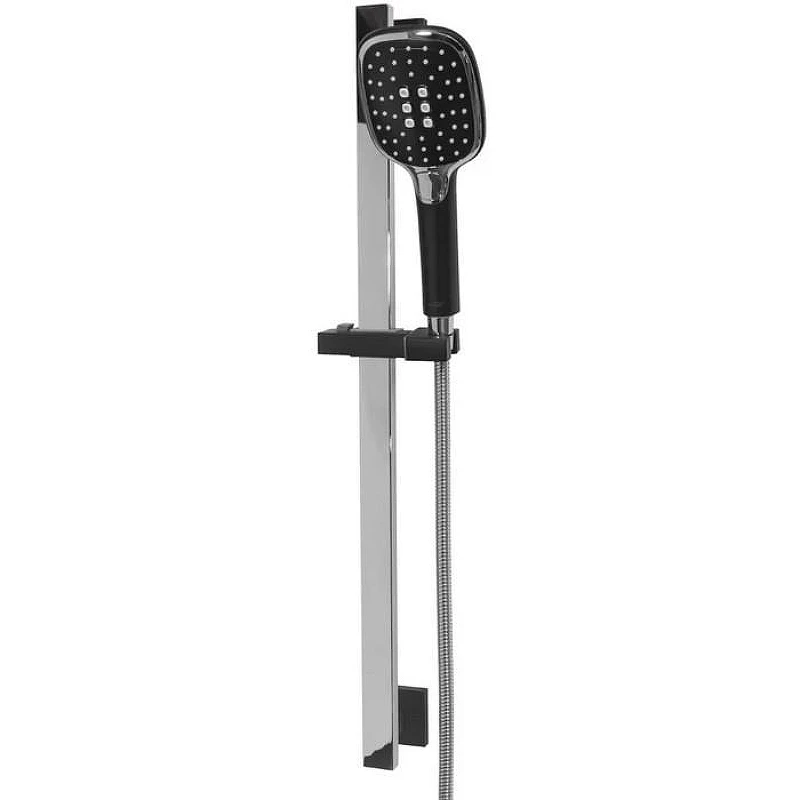 Комплект смесителей Hansberge Cubito H7077BC Черный матовый Хром