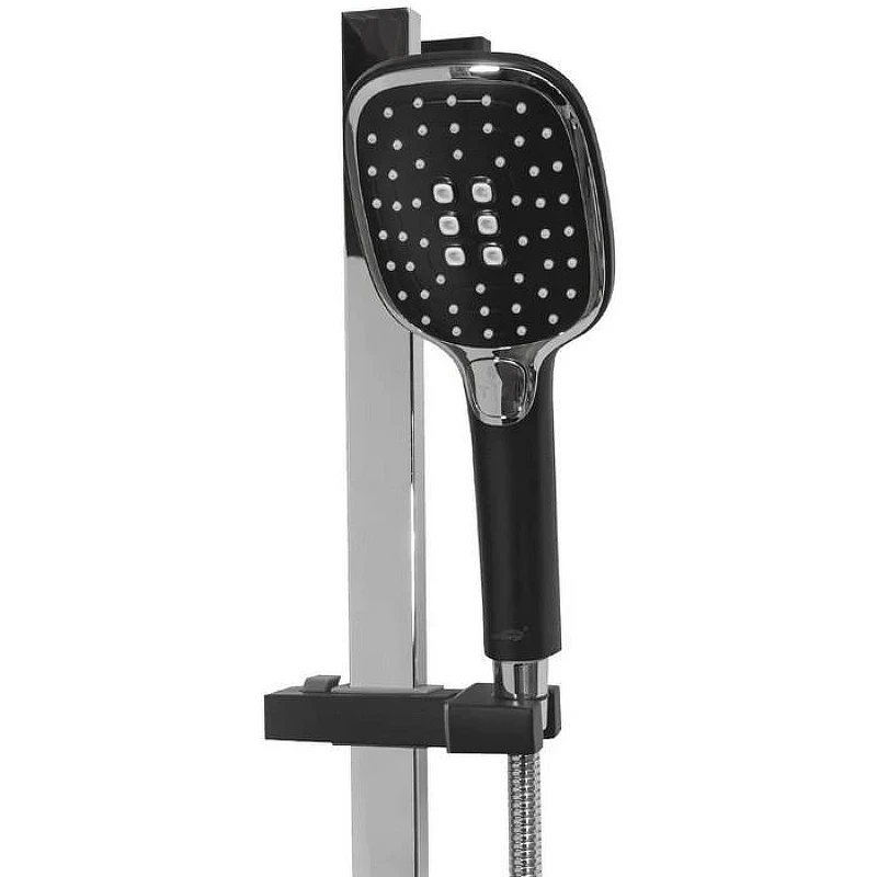 Комплект смесителей Hansberge Cubito H7077BC Черный матовый Хром