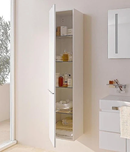 Шкаф пенал Laufen Case 35 L 4.0202.1.075.475.1 подвесной Белый глянцевый