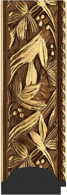 Зеркало Evoform Exclusive 179х119 BY 3623 с фацетом в багетной раме - Византия золото 99 мм стекло