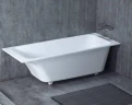 Ванна из искусственного камня Salini Orlanda Kit 180х80 102122M Белая матовая