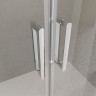 Душевая дверь BelBagno Luce 140 LUCE-BF-2-140-C-Cr профиль Хром стекло прозрачное