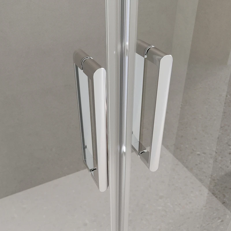 Душевая дверь BelBagno Luce 140 LUCE-BF-2-140-C-Cr профиль Хром стекло прозрачное
