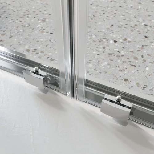 Душевая дверь BelBagno Luce 140 LUCE-BF-2-140-C-Cr профиль Хром стекло прозрачное