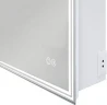 Зеркальный шкаф Art&Max Merano 90 R AM-Mer-900-800-1D-R-DS-F с подсветкой цвет Белый