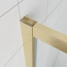Душевая дверь Veconi Ottimo 100 OP20G-100-07-C9 профиль Золото брашированное стекло матовое