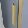 Душевая дверь Veconi Ottimo 100 OP20G-100-07-C9 профиль Золото брашированное стекло матовое