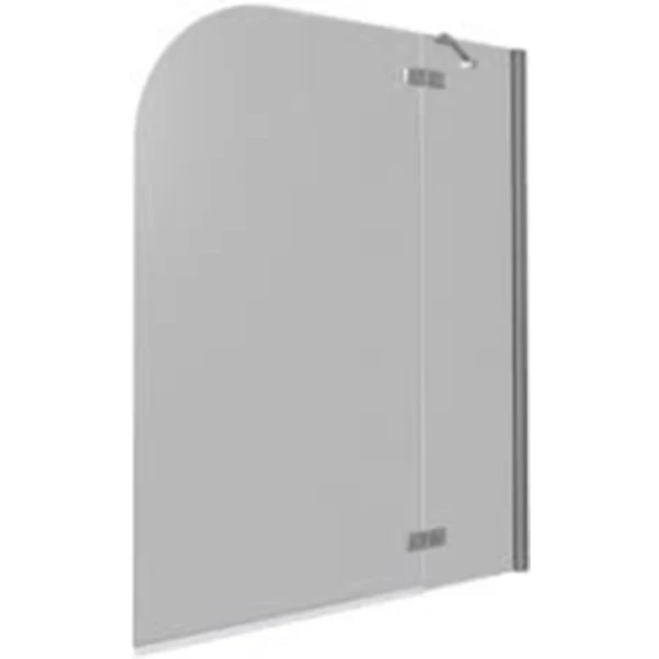 Шторка на ванну Good Door Screen 2Н-100-C-CH 100 профиль Хром стекло прозрачное