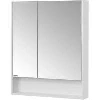 Зеркальный шкаф Aquaton Сканди 90 1A252302SD010 Белый МДФ / ЛДСП, стекло