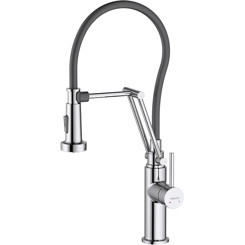 Смеситель для кухни Aquatek Европа AQ1388CR Хром латунь