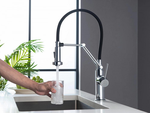 Смеситель для кухни Aquatek Европа AQ1388CR Хром латунь