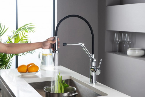 Смеситель для кухни Aquatek Европа AQ1388CR Хром латунь