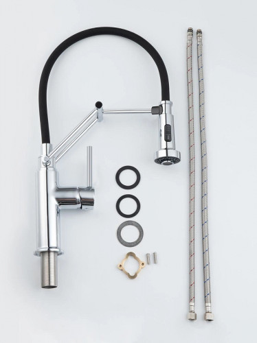 Смеситель для кухни Aquatek Европа AQ1388CR Хром латунь