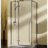 Душевой уголок Vincea Slim-N 100x90 VSR-5SN9010CLGM профиль Вороненая сталь стекло прозрачное