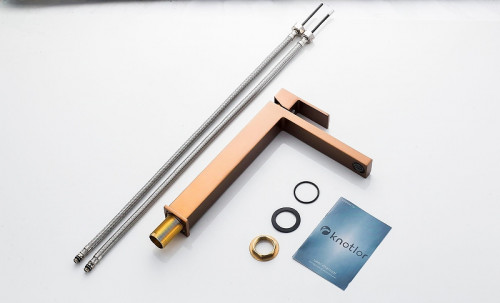 Смеситель для раковины Knotlor Stable KN-24/RB цвет Бронза