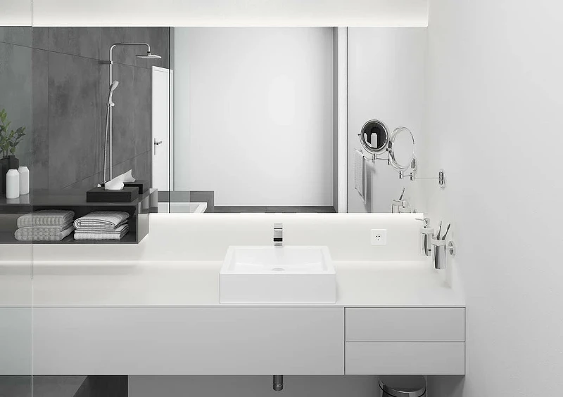 Смеситель для раковины Hansgrohe Vernis Shape 71591670 Черный матовый латунь