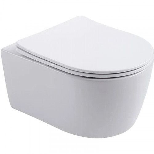 Унитаз Aquatek Европа AQ1106-00 подвесной с сиденьем Микролифт фарфор подвесной